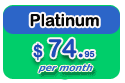 Platinum Reseller Hosting $74.95 month